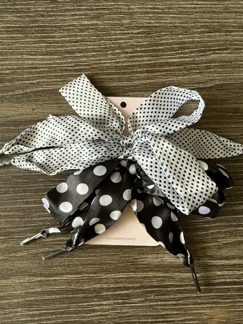 NWT Anthropologie Polka Dot Shoelaces